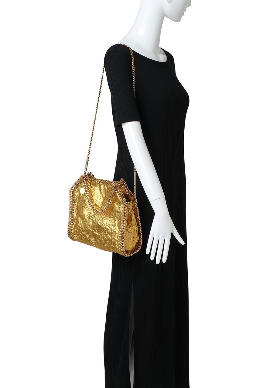 【ステラ マッカートニー/STELLA McCARTNEY】のFalabella Mini クラックメタリック2wayトートバッグ 人気、トレンドファッション・服の通販 founy(ファニー) 　ファッション　Fashion　レディースファッション　Fashion for Women　バッグ　Bags　コンパクト　Compact, Small Size　チェーン　Chain, Chain Strap　パーティ　Party, Party Style　other-2|ID: prp329100004472625 ipo3291000000032780207