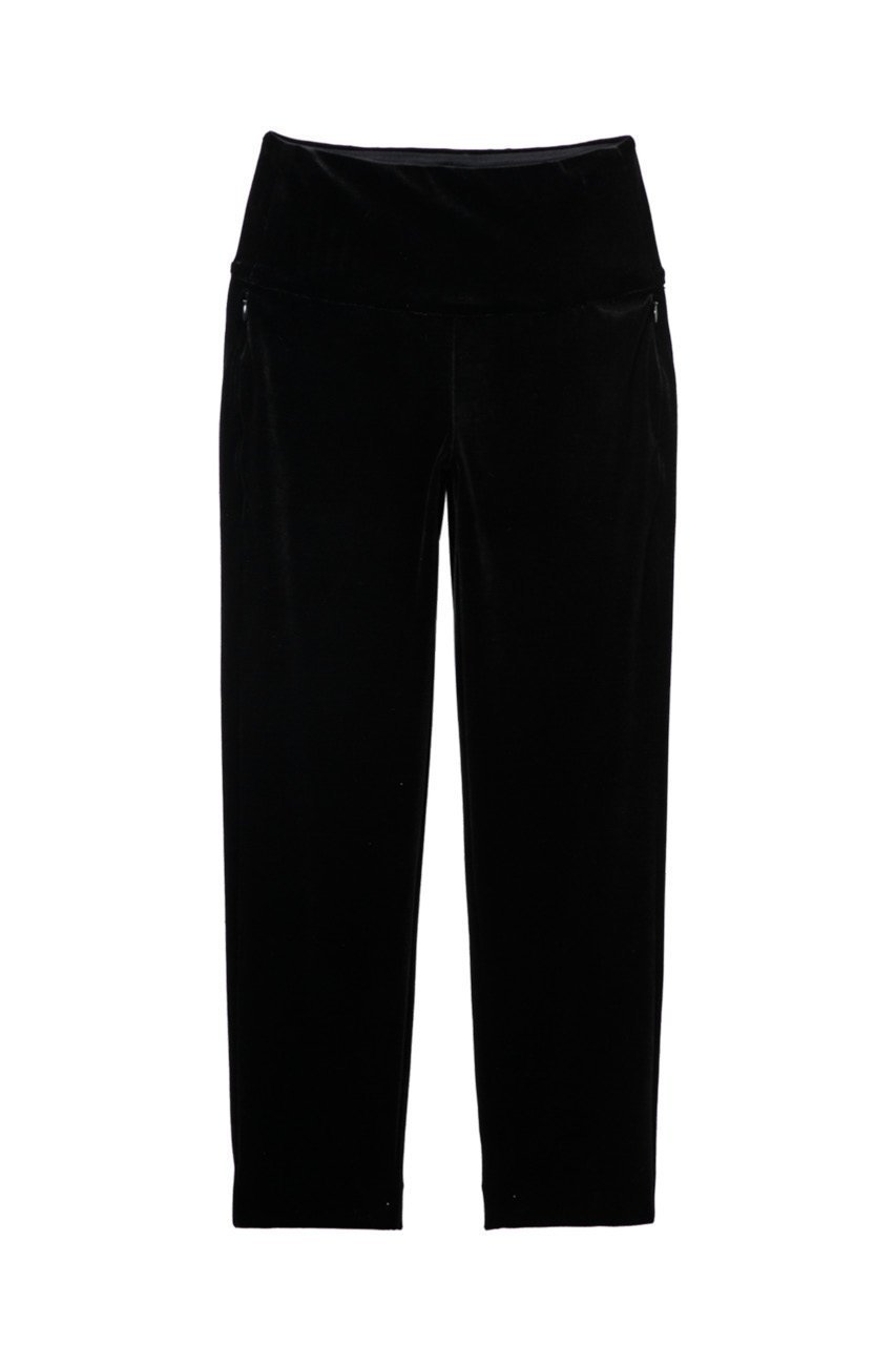 【デイジーリン/DAISY LIN】のPants “Shape Velour” インテリア・キッズ・メンズ・レディースファッション・服の通販 founy(ファニー) 　ファッション　Fashion　レディースファッション　Fashion for Women　パンツ　Pants & Trousers　サンダル　Sandals, Summer Shoes　ストレート　Straight, Straight Cut　バランス　Balance, Style Balance　フラット　Flat, Flat Shoes　ポケット　Pocket, Pocket Detail　エレガント 上品　Elegant　ベルベットブラック|ID: prp329100004472628 ipo3291000000032904285