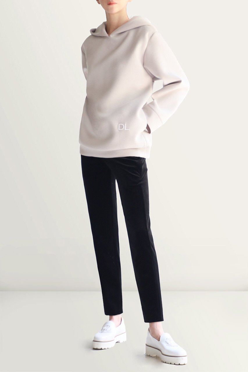 【デイジーリン/DAISY LIN】のPants “Shape Velour” 人気、トレンドファッション・服の通販 founy(ファニー) 　ファッション　Fashion　レディースファッション　Fashion for Women　パンツ　Pants & Trousers　サンダル　Sandals, Summer Shoes　ストレート　Straight, Straight Cut　バランス　Balance, Style Balance　フラット　Flat, Flat Shoes　ポケット　Pocket, Pocket Detail　エレガント 上品　Elegant　other-5|ID: prp329100004472628 ipo3291000000032904296