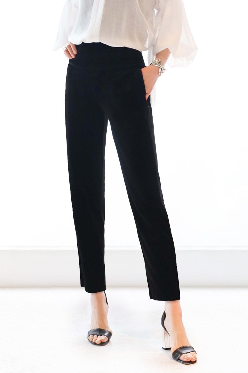 【デイジーリン/DAISY LIN】のPants “Shape Velour” 人気、トレンドファッション・服の通販 founy(ファニー) 　ファッション　Fashion　レディースファッション　Fashion for Women　パンツ　Pants & Trousers　サンダル　Sandals, Summer Shoes　ストレート　Straight, Straight Cut　バランス　Balance, Style Balance　フラット　Flat, Flat Shoes　ポケット　Pocket, Pocket Detail　エレガント 上品　Elegant　other-6|ID: prp329100004472628 ipo3291000000032904299