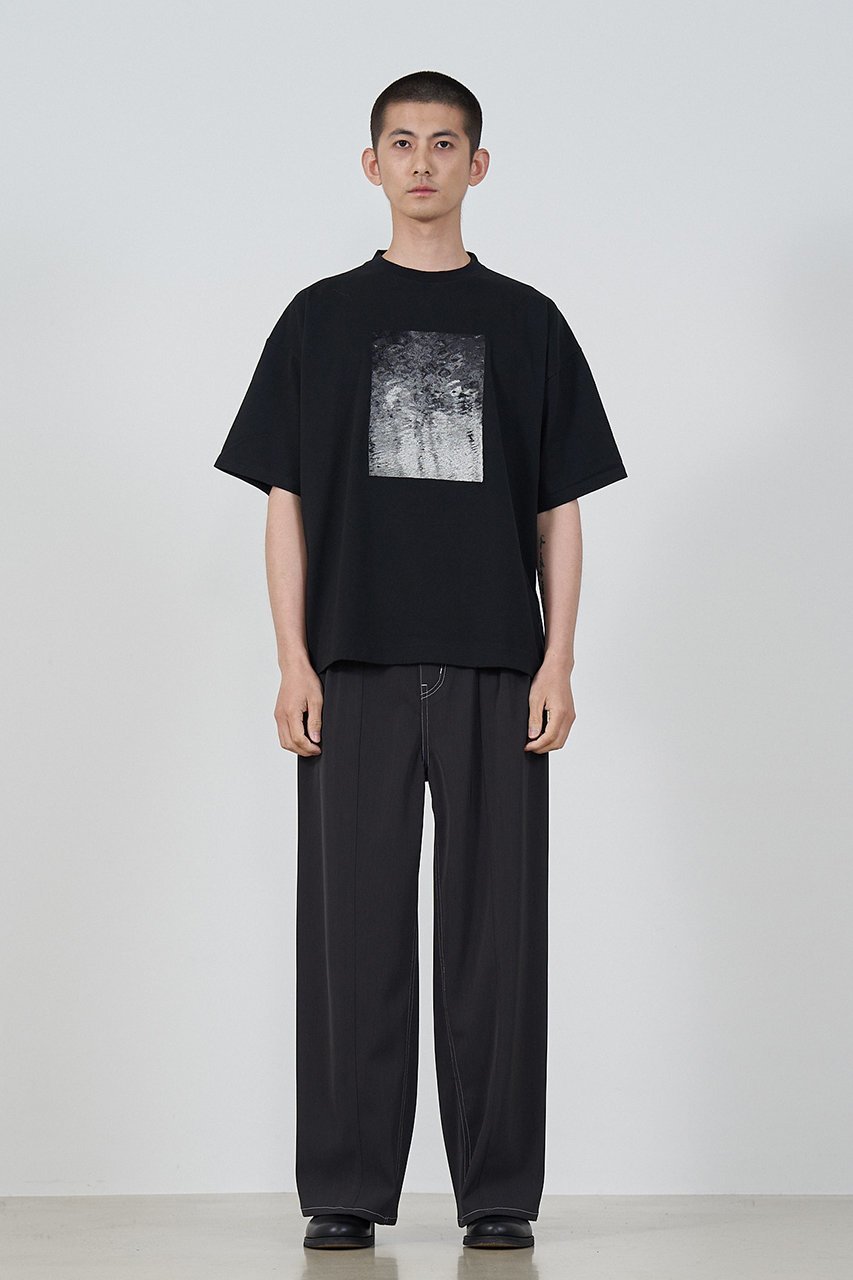 【ヨーク/YOKE】の【UNISEX】EMBROIDERY T-シャツ by TARO MIZUTANI 人気、トレンドファッション・服の通販 founy(ファニー) ファッション Fashion レディースファッション Fashion for Women トップス・カットソー Cut & Sew Tops シャツ・ブラウス・オフィスカジュアル Elegant Blouses & Button-Ups ロングTシャツ・Tシャツ Longline T-Shirts & Tees カットソー・ベーシックTシャツ Cut-and-Sewn Tops / Stretch Tees & Basics ユニセックス Unisex, Genderless インド Indian Textile ショート Short, Short Length シンプル Simple, Minimal スリーブ Sleeve, Long Sleeve / Short Sleeve other-6|ID: prp329100004472640 ipo3291000000036083291