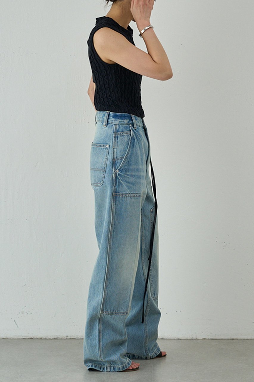 【ガリャルダガランテ/GALLARDAGALANTE】の【PEAS】ジャガードバックオープンカットソー 人気、トレンドファッション・服の通販 founy(ファニー) 　ファッション　Fashion　レディースファッション　WOMEN　トップス・カットソー　Tops/Tshirt　キャミソール / ノースリーブ　No Sleeves　シャツ/ブラウス　Shirts/Blouses　ロング / Tシャツ　T-Shirts　カットソー　Cut and Sewn　キャミソール　Camisole　タンク　Tank　デニム　Denim　ベスト　Vest　別注　Special Order　other-7|ID: prp329100004472660 ipo3291000000032013454