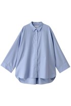 【ガリャルダガランテ/GALLARDAGALANTE】のツイルオーバーシャツ 人気、トレンドファッション・服の通販 founy(ファニー) ファッション Fashion レディースファッション Fashion for Women トップス・カットソー Cut & Sew Tops シャツ・ブラウス・オフィスカジュアル Elegant Blouses & Button-Ups なめらか Smooth, Silky Texture スリーブ Sleeve, Long Sleeve / Short Sleeve チュニック Tunic, Long Top ベーシック Basic, Essential ロング Long, Long-Length 羽織 Haori, Light Jacket thumbnail スカイブルー|ID: prp329100004472662 ipo3291000000032840838