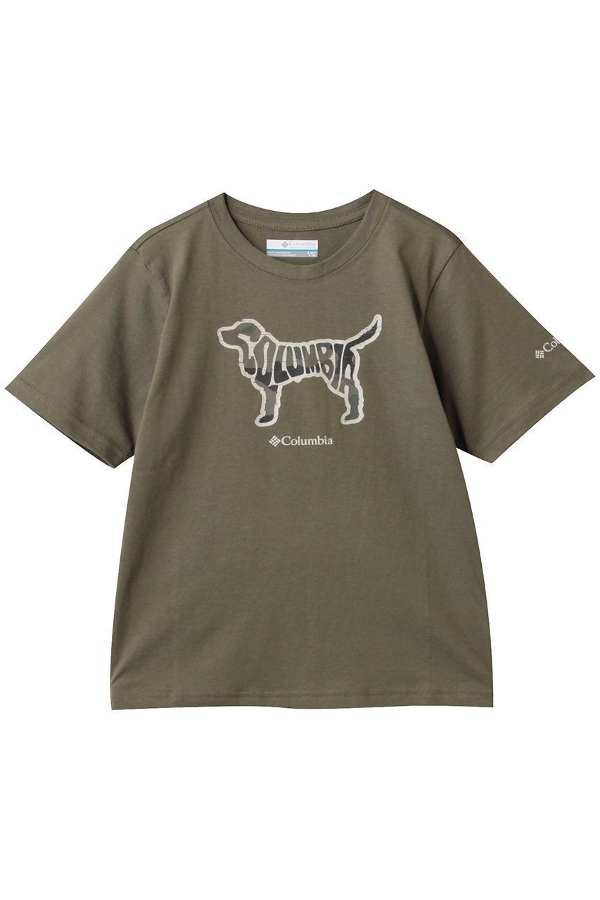 【コロンビア/Columbia / KIDS】の【Kids】バレークリークショートスリーブグラフィックシャツ インテリア・キッズ・メンズ・レディースファッション・服の通販 founy(ファニー) 　ファッション　Fashion　キッズファッション　Fashion for Kids　トップス・カットソー　Cut & Sew Tops　アウトドア　Outdoor Clothing　グラフィック　Graphic, Graphic Design　シンプル　Simple, Minimal　フロント　Front, Front Design　旅行　Travel　Stone Green・ Friendl|ID: prp329100004472668 ipo3291000000032841912