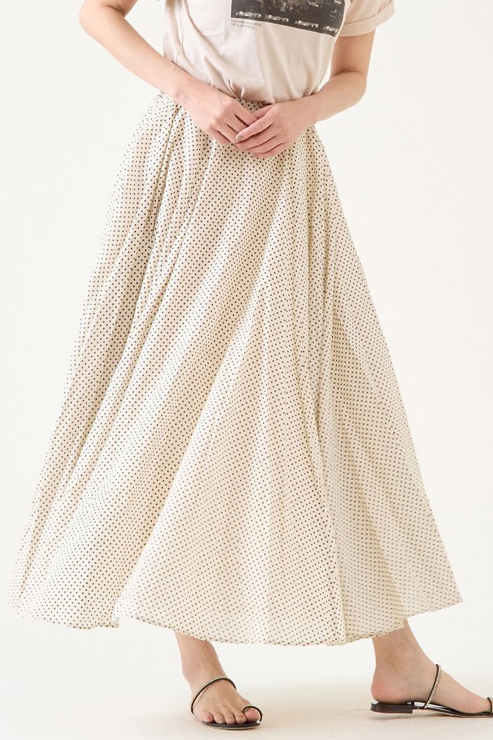 【マルティニーク/martinique】の《別注》【MARIHA】夜風のスカート Polka Dot Ecru インテリア・キッズ・メンズ・レディースファッション・服の通販 founy(ファニー) https://founy.com/ ファッション Fashion レディースファッション Fashion for Women スカート Skirts ロングスカート Long Skirts / Maxi & Midi Skirts インド Indian Textile ドット Polka Dot, Dot Pattern 別注 Limited Edition, Custom Order ロング Long, Long-Length エレガント 上品 Elegant |ID: prp329100004472677 ipo3291000000036801110