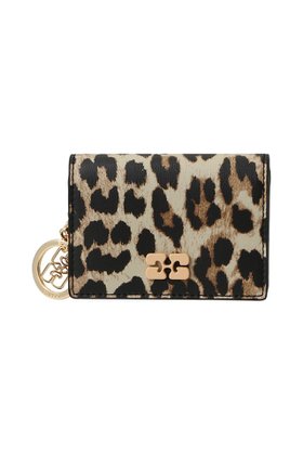 【ガニー/GANNI】のGanni Bou フラッププリントカードホルダー 人気、トレンドファッション・服の通販 founy(ファニー) ファッション Fashion レディースファッション Fashion for Women ミニ財布・二つ折り財布 Wallets & Card Cases カードケース/名刺入れ Card Holders & Business Cases バッグ Bags コンパクト Compact, Small Size バタフライ Butterfly, Butterfly Motif フォルム Silhouette, Form ポケット Pocket, Pocket Detail リュクス Luxury, Elegant, High-End, Chic レオパード Leopard, Animal Print 財布 Wallet, Purse |ID:prp329100004472683