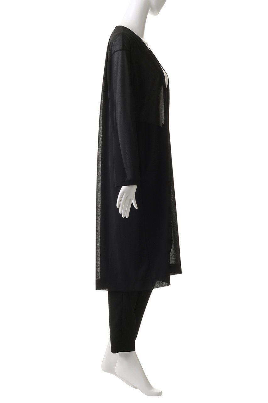 【プレインピープル/PLAIN PEOPLE】のライトジョーゼットジャージロングカーディガン 人気、トレンドファッション・服の通販 founy(ファニー) 　ファッション　Fashion　レディースファッション　WOMEN　トップス・カットソー　Tops/Tshirt　ニット　Knit Tops　カーディガン　Cardigans　カーディガン　Cardigan　シアー　Sheer　シンプル　Simple　ジョーゼット　Georgette　ドレープ　Drape　other-3|ID: prp329100004472693 ipo3291000000031480794