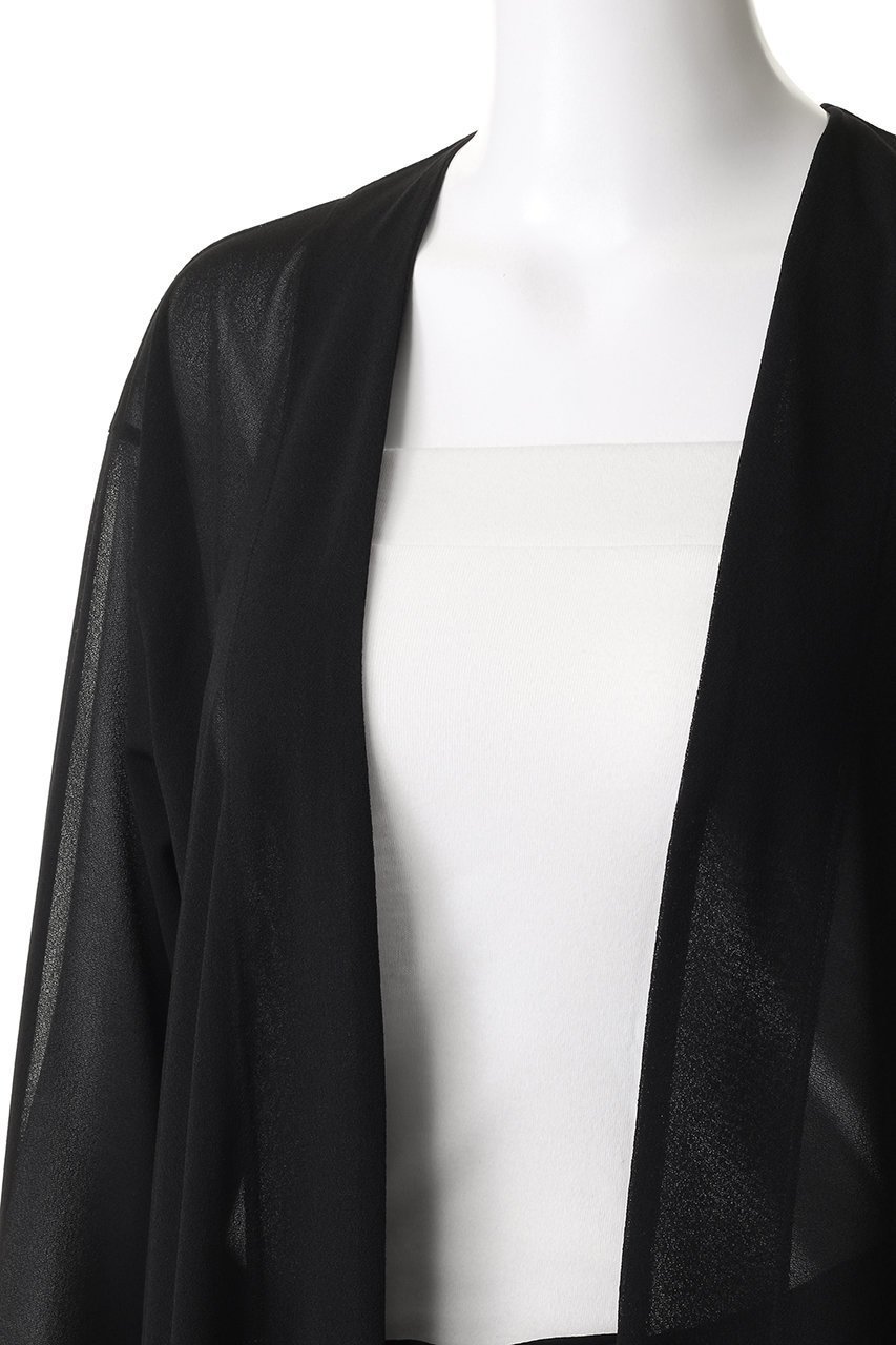 【プレインピープル/PLAIN PEOPLE】のライトジョーゼットジャージロングカーディガン 人気、トレンドファッション・服の通販 founy(ファニー) 　ファッション　Fashion　レディースファッション　WOMEN　トップス・カットソー　Tops/Tshirt　ニット　Knit Tops　カーディガン　Cardigans　カーディガン　Cardigan　シアー　Sheer　シンプル　Simple　ジョーゼット　Georgette　ドレープ　Drape　other-5|ID: prp329100004472693 ipo3291000000031480797