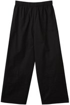 【プレインピープル/PLAIN PEOPLE】のリバースアップリケワイドストレートパンツ ブラック|ID: prp329100004472699 ipo3291000000032904250