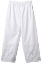 【プレインピープル/PLAIN PEOPLE】のリバースアップリケワイドストレートパンツ オフホワイト|ID: prp329100004472699 ipo3291000000035418815