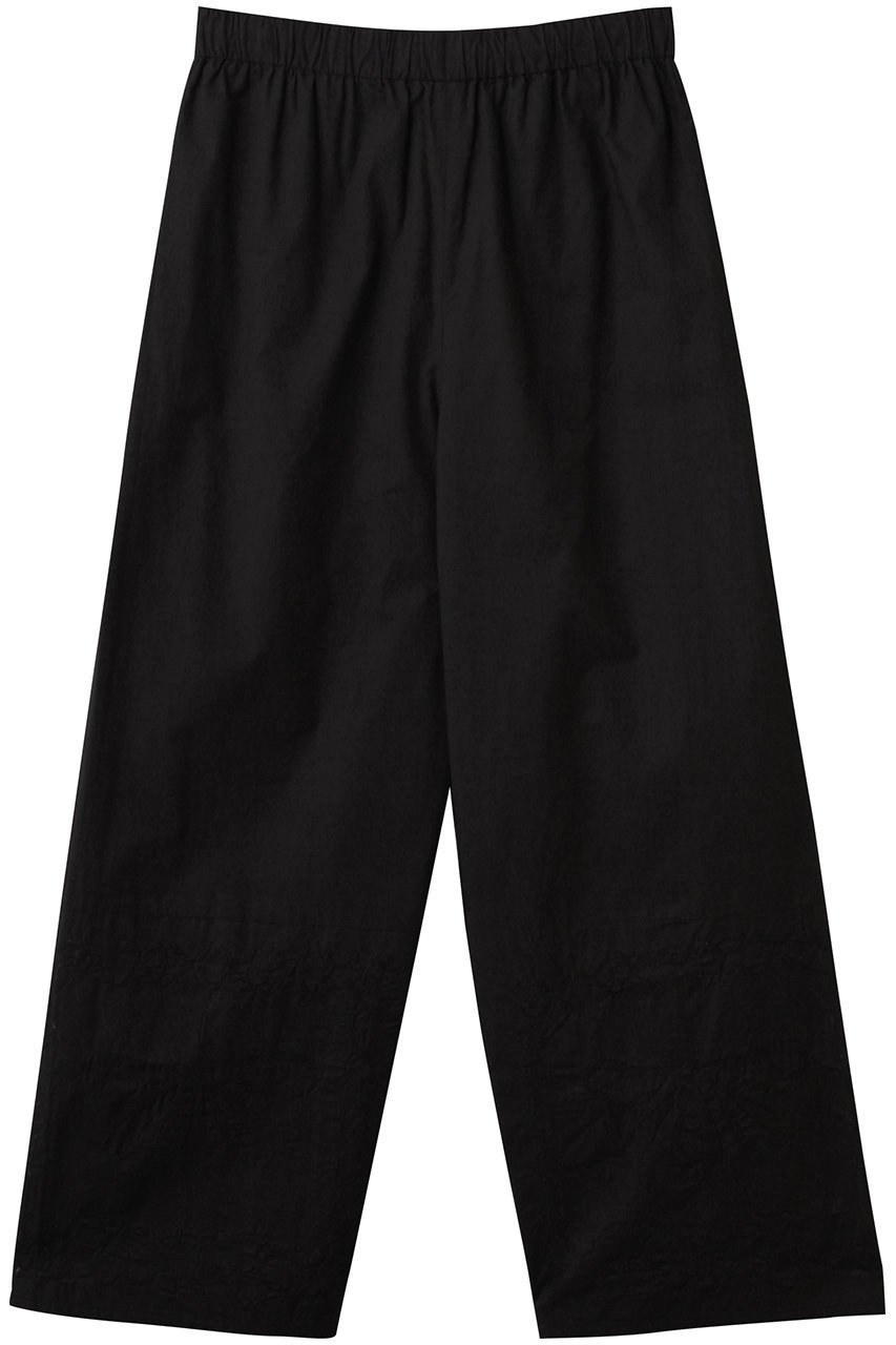 【プレインピープル/PLAIN PEOPLE】のリバースアップリケワイドストレートパンツ インテリア・キッズ・メンズ・レディースファッション・服の通販 founy(ファニー) 　ファッション　Fashion　レディースファッション　Fashion for Women　パンツ　Pants & Trousers　シアー　Sheer, See-Through　セットアップ　Set-Up, Coordinated Outfit　ベスト　Vest, Waistcoat　ブラック|ID: prp329100004472699 ipo3291000000035418816