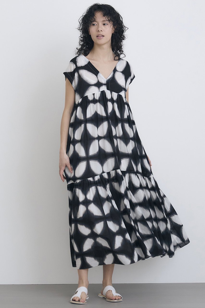 【ハウス オブ ロータス/HOUSE OF LOTUS】のクランプダイティアードワンピース 人気、トレンドファッション・服の通販 founy(ファニー) 　ファッション　Fashion　レディースファッション　Fashion for Women　ワンピース　Dresses　チュニック　Tunic Tops & Dresses　グラデーション　Gradient, Ombre　ストライプ　Stripe, Striped Pattern　チュニック　Tunic, Long Top　ティアードワンピース　Tiered Dress, Flared Dress　リゾート　Resort, Vacation Style　ロング　Long, Long-Length　other-5|ID: prp329100004472706 ipo3291000000032812496