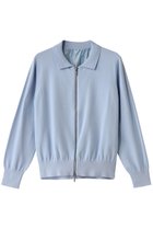 【アルアバイル/allureville】の布帛コンビニットブルゾン サックス|ID: prp329100004472715 ipo3291000000035054375