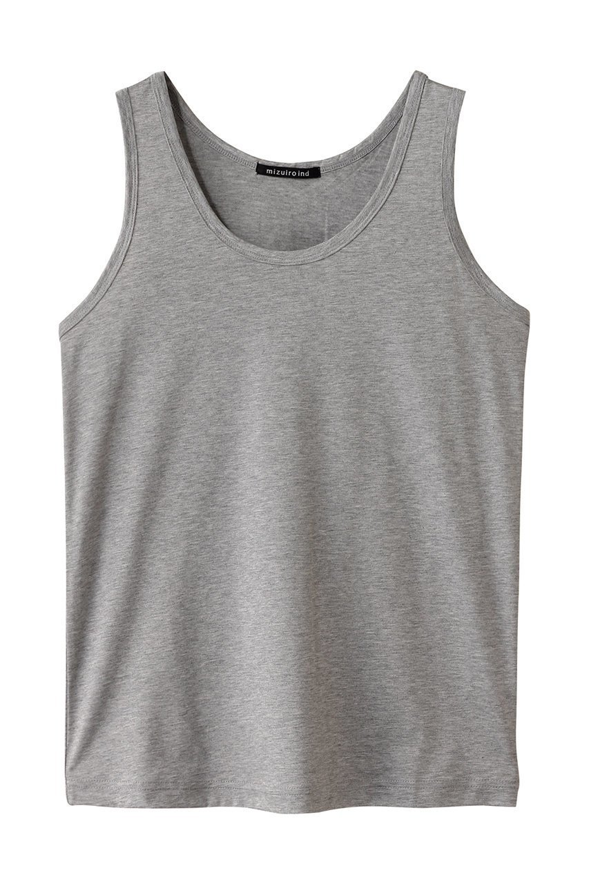 【ミズイロ インド/mizuiro ind】のtank top タンクトップ インテリア・キッズ・メンズ・レディースファッション・服の通販 founy(ファニー) 　ファッション　Fashion　レディースファッション　Fashion for Women　トップス・カットソー　Cut & Sew Tops　キャミソール&ノースリーブ　Camisoles & Sleeveless Tops　シャツ・ブラウス・オフィスカジュアル　Elegant Blouses & Button-Ups　ロングTシャツ・Tシャツ　Longline T-Shirts & Tees　カットソー・ベーシックTシャツ　Cut-and-Sewn Tops / Stretch Tees & Basics　インナー　Innerwear　キャミソール　Camisole, Spaghetti Strap Top　シンプル　Simple, Minimal　ジャケット　Jacket, Outerwear　タンク　Tank Top, Sleeveless Top　フィット　Fit, Slim Fit　フォルム　Silhouette, Form　ベーシック　Basic, Essential　リゾート　Resort, Vacation Style　gray|ID: prp329100004472716 ipo3291000000032855439
