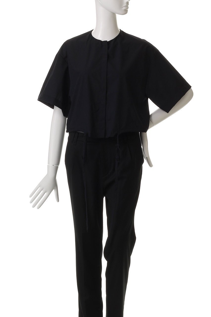 【ミズイロ インド/mizuiro ind】のdrawstring shirt シャツ 人気、トレンドファッション・服の通販 founy(ファニー) 　ファッション　Fashion　レディースファッション　Fashion for Women　トップス・カットソー　Cut & Sew Tops　シャツ・ブラウス・オフィスカジュアル　Elegant Blouses & Button-Ups　ショート　Short, Short Length　スリーブ　Sleeve, Long Sleeve / Short Sleeve　トレンド　Trend, Trending Now　ドローストリング　Drawstring, Pull Cord　バランス　Balance, Style Balance　ボトム　Bottoms, Lower Wear　半袖　Short Sleeve, Half Sleeve　other-2|ID: prp329100004472720 ipo3291000000032843366