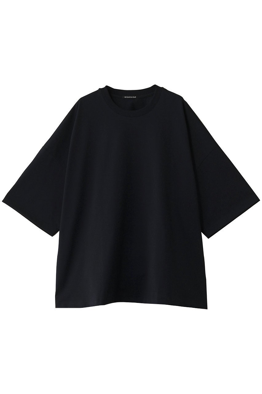 【ミズイロ インド/mizuiro ind】のc/neck wide tunic チュニック インテリア・キッズ・メンズ・レディースファッション・服の通販 founy(ファニー) 　ファッション　Fashion　レディースファッション　Fashion for Women　ワンピース　Dresses　チュニック　Tunic Tops & Dresses　ショルダー　Shoulder, Shoulder Strap　チュニック　Tunic, Long Top　ドロップ　Drop Shoulder, Dropped Style　バランス　Balance, Style Balance　ワイド　Wide, Wide Fit　navy|ID: prp329100004472728 ipo3291000000032864704