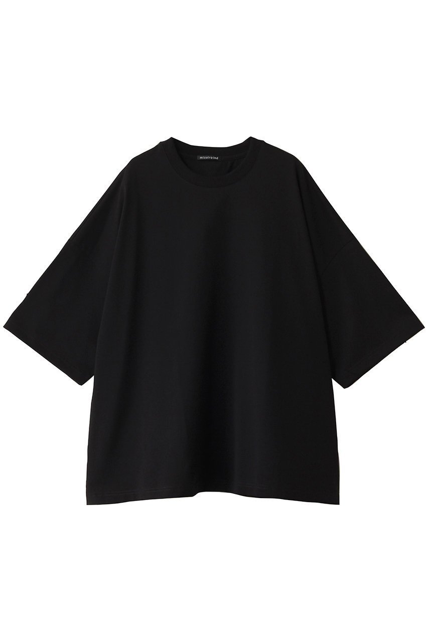 【ミズイロ インド/mizuiro ind】のc/neck wide tunic チュニック インテリア・キッズ・メンズ・レディースファッション・服の通販 founy(ファニー) 　ファッション　Fashion　レディースファッション　Fashion for Women　ワンピース　Dresses　チュニック　Tunic Tops & Dresses　ショルダー　Shoulder, Shoulder Strap　チュニック　Tunic, Long Top　ドロップ　Drop Shoulder, Dropped Style　バランス　Balance, Style Balance　ワイド　Wide, Wide Fit　black|ID: prp329100004472728 ipo3291000000032864714