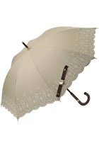 【ポロラルフローレン/POLO RALPH LAUREN】の晴雨兼用フローラル刺繍ショート長傘 ブラウン|ID: prp329100004472735 ipo3291000000036239702