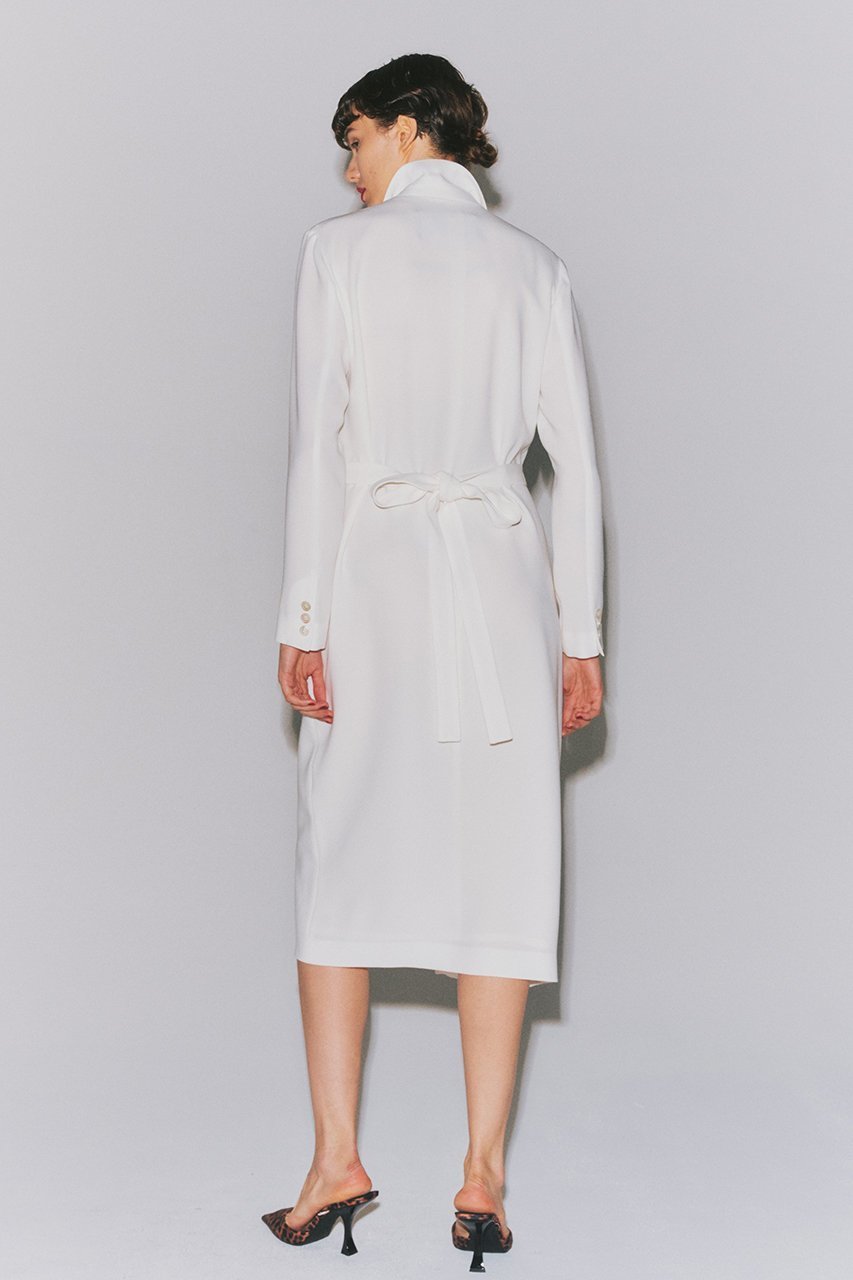 【ルームエイト/Room no.8】の【Room no.8 BLACK】ジョーゼット ラップドレス 人気、トレンドファッション・服の通販 founy(ファニー) 　ファッション　Fashion　レディースファッション　Fashion for Women　ワンピース　Dresses　フォーマル・パーティードレス・結婚式用ドレス　Elegant & Casual Dresses　チュニック　Tunic Tops & Dresses　アシンメトリー　Asymmetrical Style　ジョーゼット　Georgette, Semi-Sheer Fabric　チュニック　Tunic, Long Top　ドレス　Dress, One-Piece　ドレープ　Drape, Draping Fabric　ラップ　Wrap, Wrap Design　リボン　Ribbon, Bow　ロング　Long, Long-Length　エレガント 上品　Elegant　other-8|ID: prp329100004472736 ipo3291000000032809092