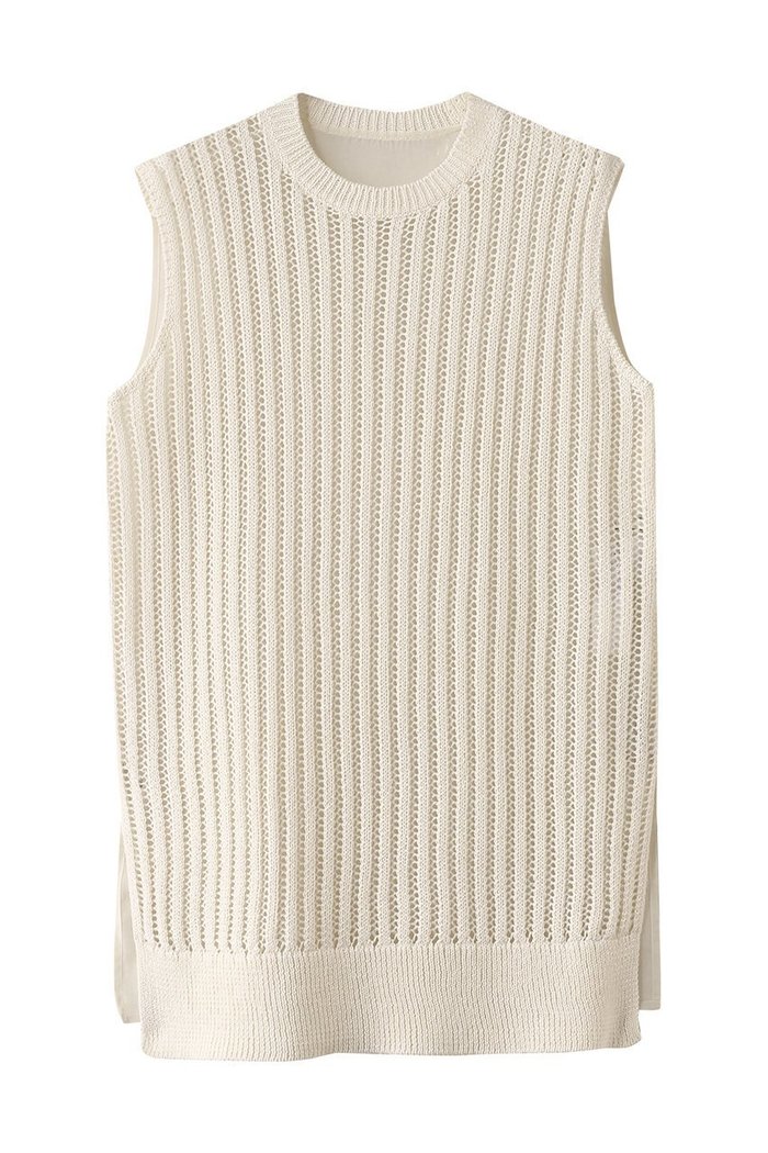 【ベイジ,/BEIGE,】のALOE(アロエ)/コットンメッシュオーガンジーノースリーブニット インテリア・キッズ・メンズ・レディースファッション・服の通販 founy(ファニー) https://founy.com/ ファッション Fashion レディースファッション Fashion for Women トップス・カットソー Cut & Sew Tops ニット Knit Tops & Sweaters キャミソール&ノースリーブ Camisoles & Sleeveless Tops カジュアルプルオーバー・ニットトップス Pullovers & Knit Tops / Casual Pullovers オーガンジー Organza Fabric シンプル Simple, Minimal ノースリーブ Sleeveless, No-Sleeve メッシュ Mesh, Net Fabric |ID: prp329100004472741 ipo3291000000032931203
