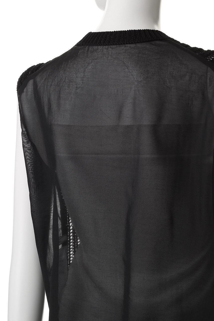 【ベイジ,/BEIGE,】のALOE(アロエ)/コットンメッシュオーガンジーノースリーブニット 人気、トレンドファッション・服の通販 founy(ファニー) 　ファッション　Fashion　レディースファッション　Fashion for Women　トップス・カットソー　Cut & Sew Tops　ニット　Knit Tops & Sweaters　キャミソール&ノースリーブ　Camisoles & Sleeveless Tops　カジュアルプルオーバー・ニットトップス　Pullovers & Knit Tops / Casual Pullovers　オーガンジー　Organza Fabric　シンプル　Simple, Minimal　ノースリーブ　Sleeveless, No-Sleeve　メッシュ　Mesh, Net Fabric　other-6|ID: prp329100004472741 ipo3291000000035878378