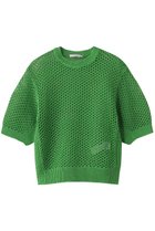 【ベイジ,/BEIGE,】のALOE(アロエ)/コットンメッシュ半袖クルーネックニット Green|ID: prp329100004472742 ipo3291000000032931335