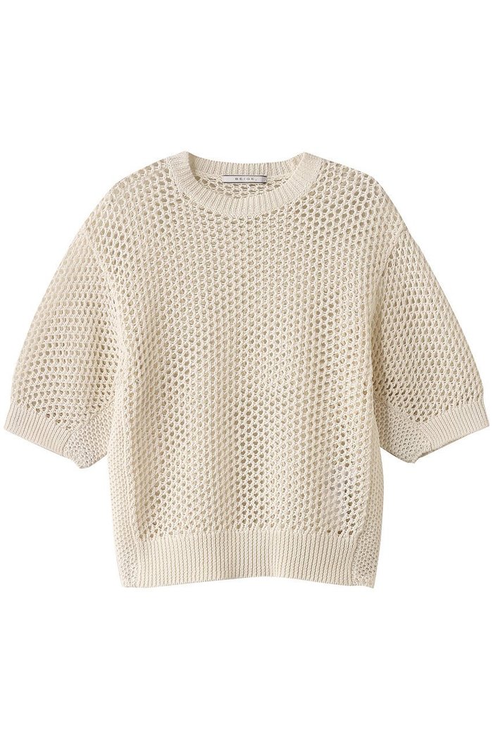 【ベイジ,/BEIGE,】のALOE(アロエ)/コットンメッシュ半袖クルーネックニット インテリア・キッズ・メンズ・レディースファッション・服の通販 founy(ファニー) https://founy.com/ ファッション Fashion レディースファッション Fashion for Women トップス・カットソー Cut & Sew Tops ニット Knit Tops & Sweaters カジュアルプルオーバー・ニットトップス Pullovers & Knit Tops / Casual Pullovers おすすめ Recommended / Our Picks キャミソール Camisole, Spaghetti Strap Top タンク Tank Top, Sleeveless Top メッシュ Mesh, Net Fabric リラックス Relax, Relaxed Fit ワイド Wide, Wide Fit エレガント 上品 Elegant 半袖 Short Sleeve, Half Sleeve 夏 Summer 春 Spring S/S・春夏 SS, Spring/Summer, Warm Season |ID: prp329100004472742 ipo3291000000035066086