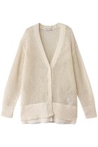 【ベイジ,/BEIGE,】のALOE(アロエ)/コットンメッシュVネックミドル丈カーディガン Ecru|ID: prp329100004472743 ipo3291000000032931419