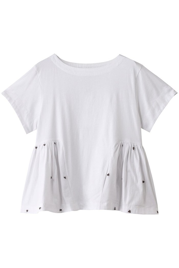 【マーレット/MERLETTE】のLOU フレンチノット刺しゅう コットンジャージー ティアードカットソー インテリア・キッズ・メンズ・レディースファッション・服の通販 founy(ファニー) https://founy.com/ ファッション Fashion レディースファッション Ladies' Fashion Online トップス・カットソー Tops/Tshirt シャツ/ブラウス Shirts/Blouses ロング / Tシャツ T-Shirts カットソー Cut and Sewn カットソー Cut And Sew ショート Short ジャージー Jersey スリーブ Sleeve フェミニン Feminine フリル Frills フレンチ French 再入荷 Restock/Back In Stock/Re Arrival |ID: prp329100004472744 ipo3291000000032648169