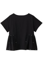 【マーレット/MERLETTE】のLOU フレンチノット刺しゅう コットンジャージー ティアードカットソー ブラック|ID: prp329100004472744 ipo3291000000032648171