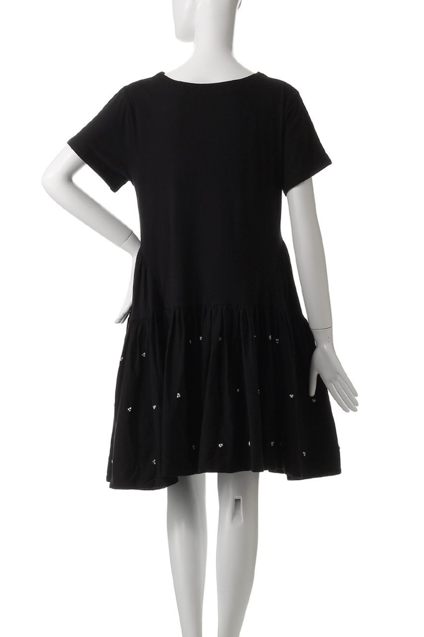 【マーレット/MERLETTE】のLUMEN フレンチノット刺しゅう コットンジャージー ティアードドレス 人気、トレンドファッション・服の通販 founy(ファニー) 　ファッション　Fashion　レディースファッション　Ladies' Fashion Online　ワンピース　Dress　ドレス　Party Dresses　チュニック　Tunic　ジャージー　Jersey　チュニック　Tunic　ドレス　Dress　フレンチ　French　other-4|ID: prp329100004472746 ipo3291000000031481557