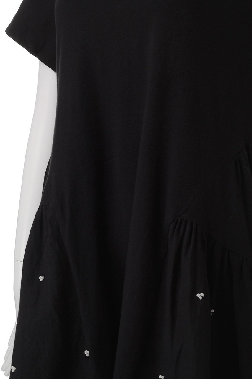 【マーレット/MERLETTE】のLUMEN フレンチノット刺しゅう コットンジャージー ティアードドレス 人気、トレンドファッション・服の通販 founy(ファニー) 　ファッション　Fashion　レディースファッション　Ladies' Fashion Online　ワンピース　Dress　ドレス　Party Dresses　チュニック　Tunic　ジャージー　Jersey　チュニック　Tunic　ドレス　Dress　フレンチ　French　other-5|ID: prp329100004472746 ipo3291000000031481559