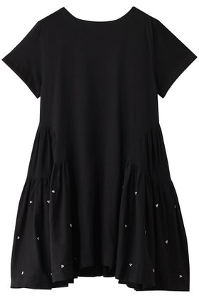 【マーレット/MERLETTE】 LUMEN フレンチノット刺しゅう コットンジャージー ティアードドレス人気、トレンドファッション・服の通販 founy(ファニー) ファッション Fashion レディースファッション Ladies' Fashion Online ワンピース Dress ドレス Party Dresses チュニック Tunic ジャージー Jersey チュニック Tunic ドレス Dress フレンチ French 再入荷 Restock/Back In Stock/Re Arrival |ID:prp329100004472746