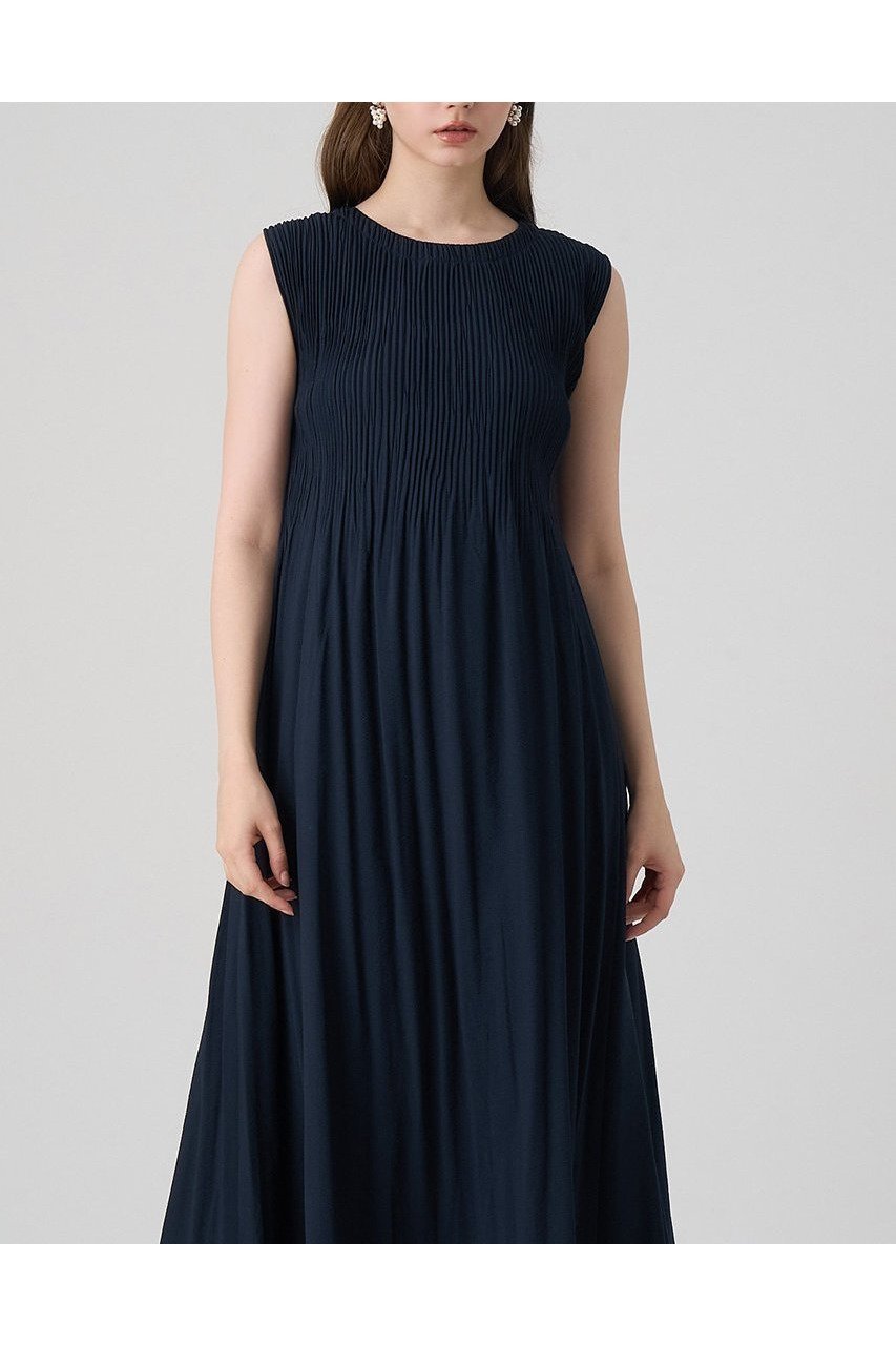 【アナイ/ANAYI】のサッカーストレッチプリーツワンピース 人気、トレンドファッション・服の通販 founy(ファニー) 　ファッション　Fashion　レディースファッション　WOMEN　ワンピース　Dress　チュニック　Tunic　サッカー　Soccer　ストライプ　Stripe　ストレッチ　Stretch　チュニック　Tunic　フィット　Fit　フレア　Flare　プリーツ　Pleats　ペチコート　Petticoat　ロング　Long　エレガント 上品　Elegant　夏　Summer　NEW・新作・新着・新入荷　New Arrivals　無地　Plain Color　other-4|ID: prp329100004472750 ipo3291000000032182575