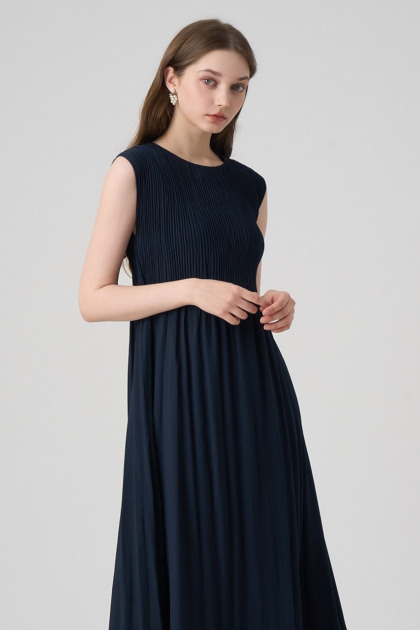 【アナイ/ANAYI】のサッカーストレッチプリーツワンピース 人気、トレンドファッション・服の通販 founy(ファニー) 　ファッション　Fashion　レディースファッション　WOMEN　ワンピース　Dress　チュニック　Tunic　サッカー　Soccer　ストライプ　Stripe　ストレッチ　Stretch　チュニック　Tunic　フィット　Fit　フレア　Flare　プリーツ　Pleats　ペチコート　Petticoat　ロング　Long　エレガント 上品　Elegant　夏　Summer　NEW・新作・新着・新入荷　New Arrivals　無地　Plain Color　other-8|ID: prp329100004472750 ipo3291000000032182584