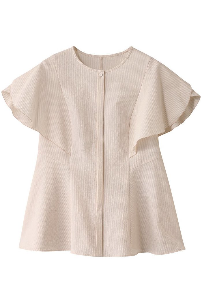 【アナイ/ANAYI】のサッカーストレッチペタルスリーブブラウス インテリア・キッズ・メンズ・レディースファッション・服の通販 founy(ファニー) https://founy.com/ ファッション Fashion レディースファッション Fashion for Women トップス・カットソー Cut & Sew Tops シャツ・ブラウス・オフィスカジュアル Elegant Blouses & Button-Ups サッカー Seersucker, Summer Fabric ショート Short, Short Length ストレッチ Stretch, Stretchy Fabric スリーブ Sleeve, Long Sleeve / Short Sleeve デニム Denim, Jeans Material フェミニン Feminine, Girly フレア Flare, Flared |ID: prp329100004472757 ipo3291000000036393408