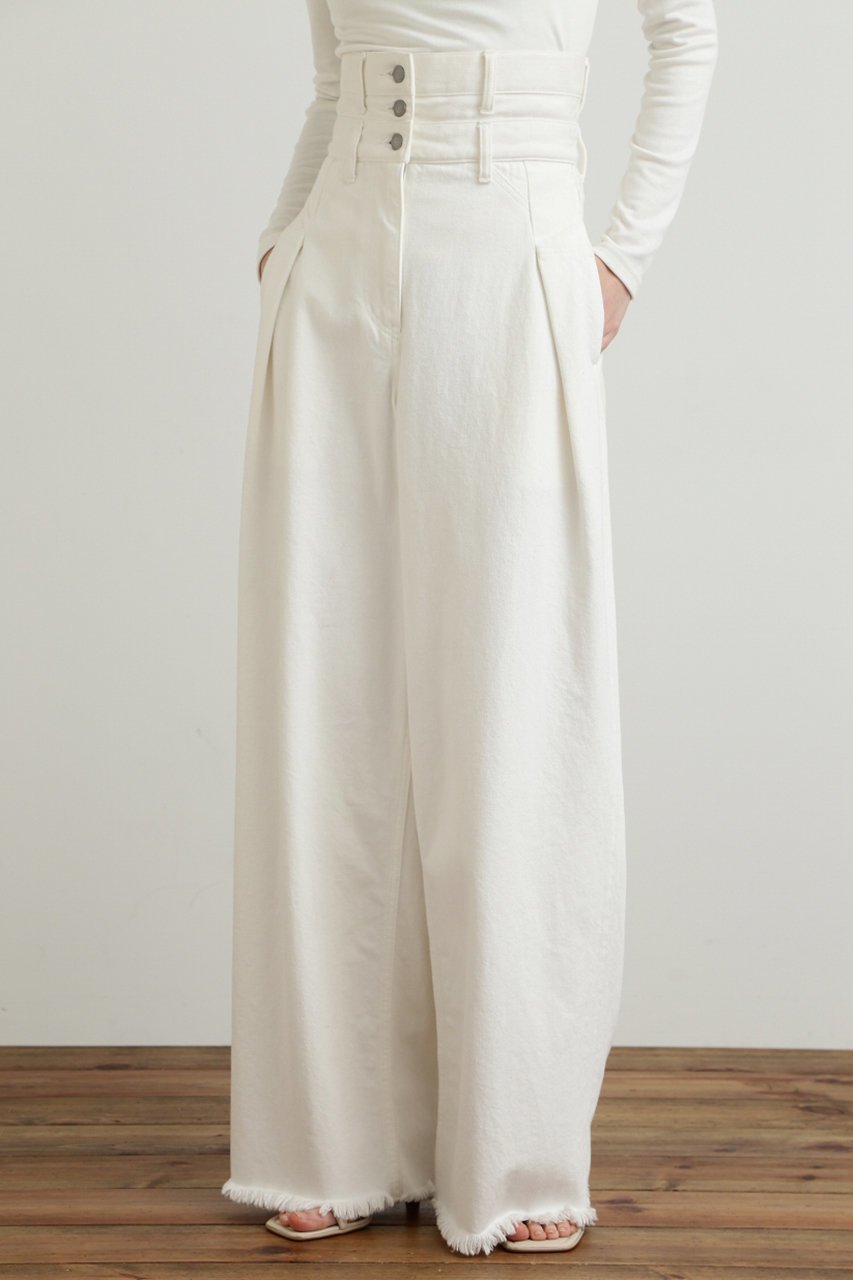 【ヒューエルミュージアム/hueLe Museum】の【STUMBLY】High Waist Denim 人気、トレンドファッション・服の通販 founy(ファニー) 　ファッション　Fashion　レディースファッション　Fashion for Women　パンツ　Pants & Trousers　デニムパンツ・ジーンズ・美脚デニム　Denim Jeans & Pants　デニム　Denim, Jeans Material　フロント　Front, Front Design　ポケット　Pocket, Pocket Detail　リメイク　Remake, Reconstructed　ワイド　Wide, Wide Fit　 other-1|ID: prp329100004472759 ipo3291000000032905549