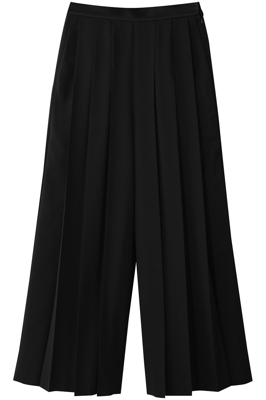 【ヒューエルミュージアム/hueLe Museum】の【STUMBLY】TW/Satin Combination Pants インテリア・キッズ・メンズ・レディースファッション・服の通販 founy(ファニー) 　ファッション　Fashion　レディースファッション　Fashion for Women　パンツ　Pants & Trousers　サテン　Satin, Glossy Fabric　フラップ　Flap, Flap Pocket　フランス　France, French　フロント　Front, Front Design　マニッシュ　Mannish, Boyish　ミリタリー　Military, Army Style　エレガント 上品　Elegant　ブラック|ID: prp329100004472760 ipo3291000000032918189