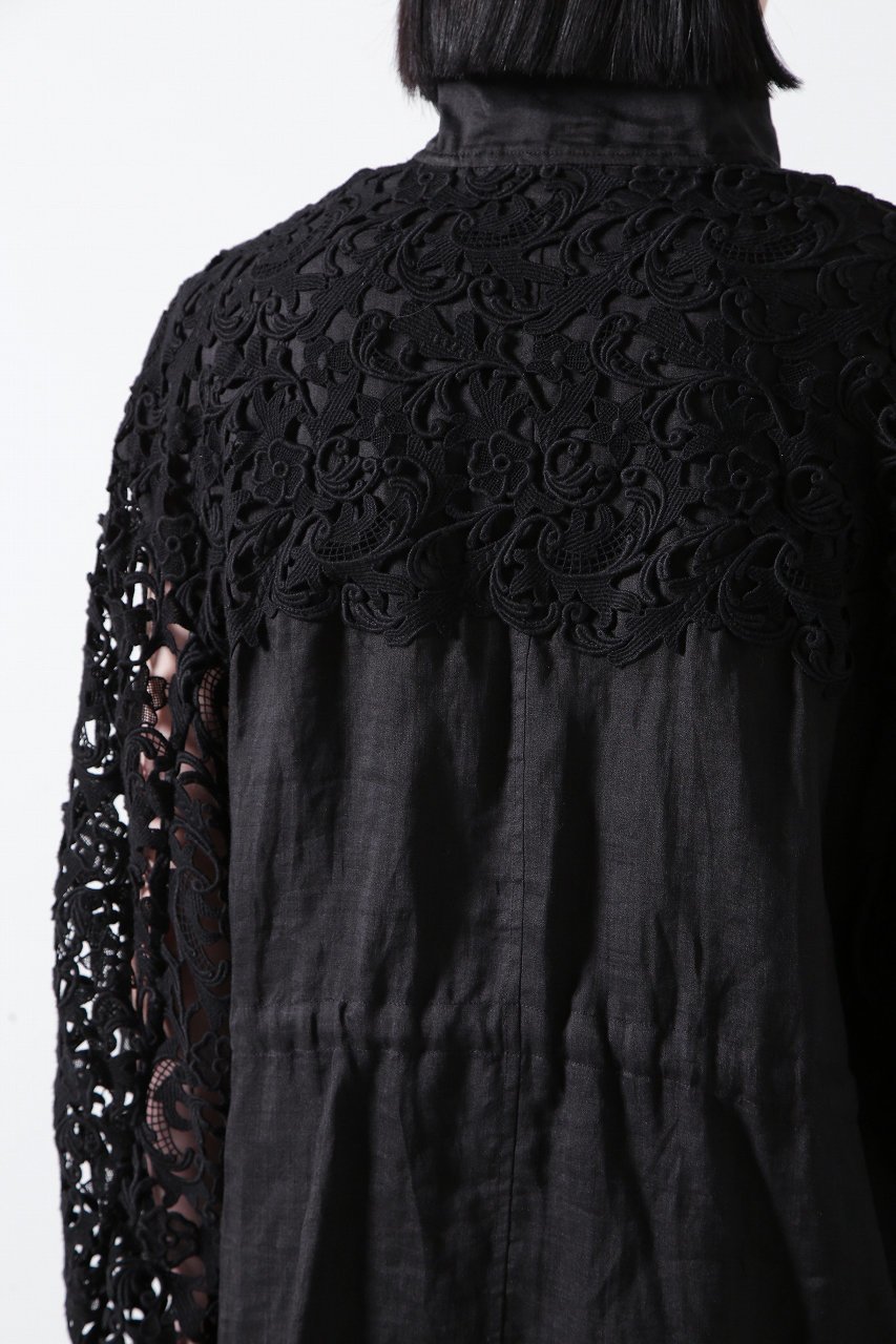 【ヒューエルミュージアム/hueLe Museum】の【STUMBLY】Lace Combi Military Jakcet 人気、トレンドファッション・服の通販 founy(ファニー) 　ファッション　Fashion　レディースファッション　Fashion for Women　アウター　Coat / Outerwear Collection　レディースジャケット・軽アウター　Jackets　ケミカル　Chemical, Chemical Wash　ジャケット　Jacket, Outerwear　ミリタリー　Military, Army Style　レース　Lace, Lace Fabric　定番　Standard, Basic Item　other-4|ID: prp329100004472761 ipo3291000000032967349