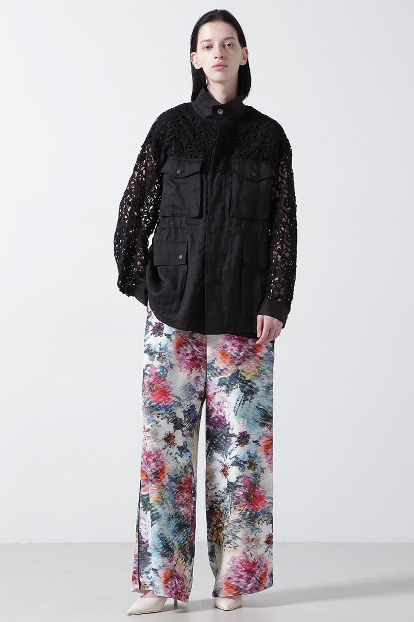【ヒューエルミュージアム/hueLe Museum】の【STUMBLY】Lace Combi Military Jakcet 人気、トレンドファッション・服の通販 founy(ファニー) 　ファッション　Fashion　レディースファッション　Fashion for Women　アウター　Coat / Outerwear Collection　レディースジャケット・軽アウター　Jackets　ケミカル　Chemical, Chemical Wash　ジャケット　Jacket, Outerwear　ミリタリー　Military, Army Style　レース　Lace, Lace Fabric　定番　Standard, Basic Item　other-5|ID: prp329100004472761 ipo3291000000032967350