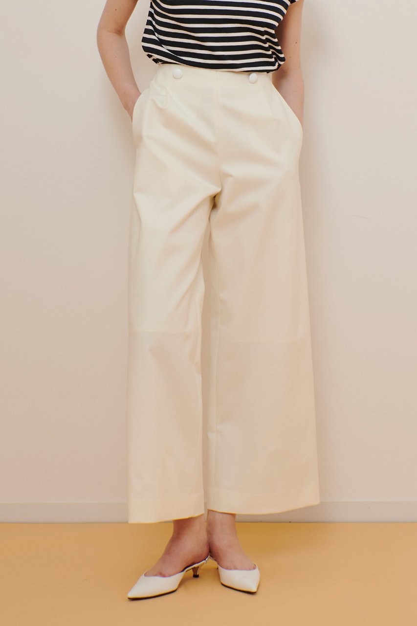 【アルアバイル/allureville】のダブルクロスストレッチマリンパンツ 人気、トレンドファッション・服の通販 founy(ファニー) 　ファッション　Fashion　レディースファッション　Fashion for Women　パンツ　Pants & Trousers　ストレッチ　Stretch, Stretchy Fabric　ボトム　Bottoms, Lower Wear　ワイド　Wide, Wide Fit　再入荷　Restock / Back in Stock　other-6|ID: prp329100004474965 ipo3291000000032707179