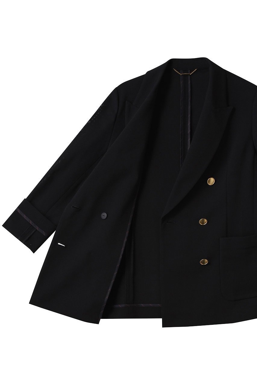 【アルアバイル/allureville】のレノクロスダブルブレストジャケット 人気、トレンドファッション・服の通販 founy(ファニー) ファッション Fashion レディースファッション Fashion for Women アウター Coat / Outerwear Collection レディースジャケット・軽アウター Jackets クラシカル Classical, Vintage-Inspired ジャケット Jacket, Outerwear スタイリッシュ Stylish, Fashionable ダブル Double, Double-Breasted フィット Fit, Slim Fit マニッシュ Mannish, Boyish エレガント 上品 Elegant other-6|ID: prp329100004474967 ipo3291000000035369926