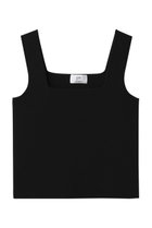 【プルミエ アロンディスモン/1er Arrondissement】のミラノリブスクエアショートタンク ブラック|ID: prp329100004474970 ipo3291000000035320864