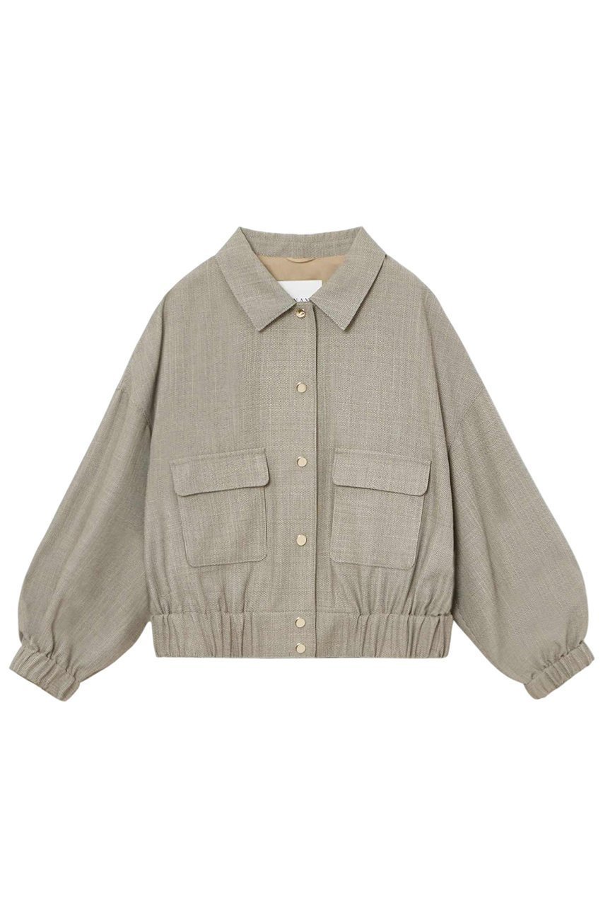 【アナイ/ANAYI】の麻調スラブドビーステンブルゾン 人気、トレンドファッション・服の通販 founy(ファニー) 　ファッション　Fashion　レディースファッション　Fashion for Women　アウター　Coat / Outerwear Collection　レディースジャケット・軽アウター　Jackets　ブルゾンジャケット・スポーティアウター　Blouson Jackets　おすすめ　Recommended / Our Picks　インナー　Innerwear　ジャケット　Jacket, Outerwear　ドット　Polka Dot, Dot Pattern　バランス　Balance, Style Balance　ブルゾン　Blouson, Bomber Jacket　メランジ　Melange, Mixed Yarn　エレガント 上品　Elegant　別注　Limited Edition, Custom Order　 other-1|ID: prp329100004474971 ipo3291000000032955711