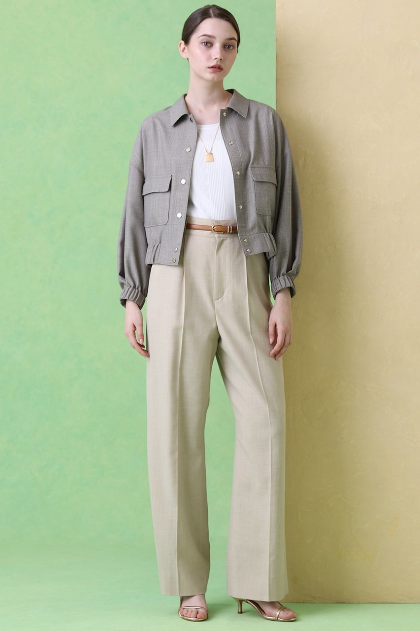 【アナイ/ANAYI】の麻調スラブドビーステンブルゾン 人気、トレンドファッション・服の通販 founy(ファニー) 　ファッション　Fashion　レディースファッション　Fashion for Women　アウター　Coat / Outerwear Collection　レディースジャケット・軽アウター　Jackets　ブルゾンジャケット・スポーティアウター　Blouson Jackets　おすすめ　Recommended / Our Picks　インナー　Innerwear　ジャケット　Jacket, Outerwear　ドット　Polka Dot, Dot Pattern　バランス　Balance, Style Balance　ブルゾン　Blouson, Bomber Jacket　メランジ　Melange, Mixed Yarn　エレガント 上品　Elegant　別注　Limited Edition, Custom Order　other-7|ID: prp329100004474971 ipo3291000000032955740