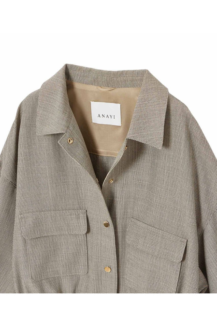【アナイ/ANAYI】の麻調スラブドビーステンブルゾン 人気、トレンドファッション・服の通販 founy(ファニー) 　ファッション　Fashion　レディースファッション　Fashion for Women　アウター　Coat / Outerwear Collection　レディースジャケット・軽アウター　Jackets　ブルゾンジャケット・スポーティアウター　Blouson Jackets　おすすめ　Recommended / Our Picks　インナー　Innerwear　ジャケット　Jacket, Outerwear　ドット　Polka Dot, Dot Pattern　バランス　Balance, Style Balance　ブルゾン　Blouson, Bomber Jacket　メランジ　Melange, Mixed Yarn　エレガント 上品　Elegant　別注　Limited Edition, Custom Order　other-3|ID: prp329100004474971 ipo3291000000035052819