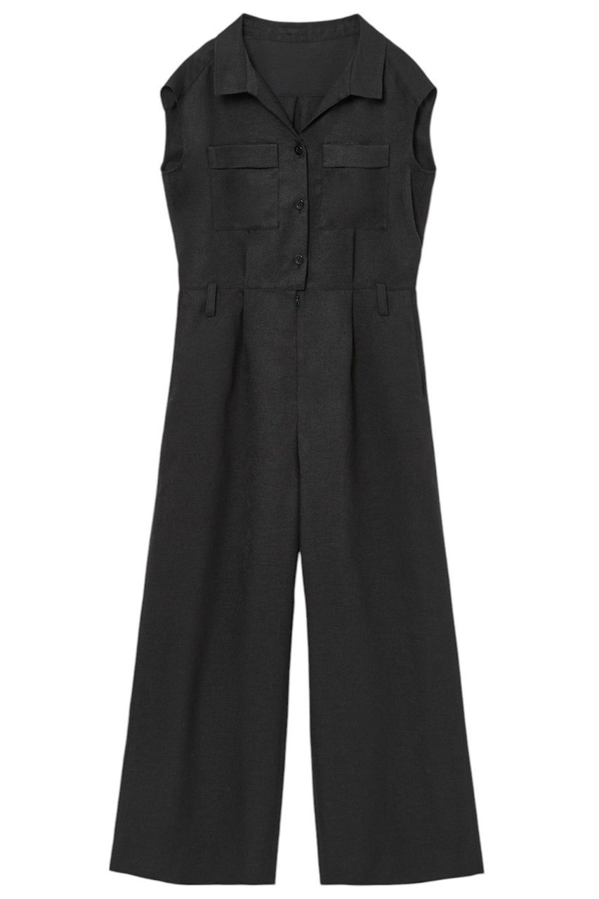 【アナイ/ANAYI】のリネンライクオールインワン 人気、トレンドファッション・服の通販 founy(ファニー) 　ファッション　Fashion　レディースファッション　WOMEN　パンツ　Pants　スリーブ　Sleeve　セットアップ　Set Up　フレンチ　French　ポケット　Pocket　メタル　Metal　リネン　Linen　ワイド　Wide　other-3|ID: prp329100004474973 ipo3291000000031547369