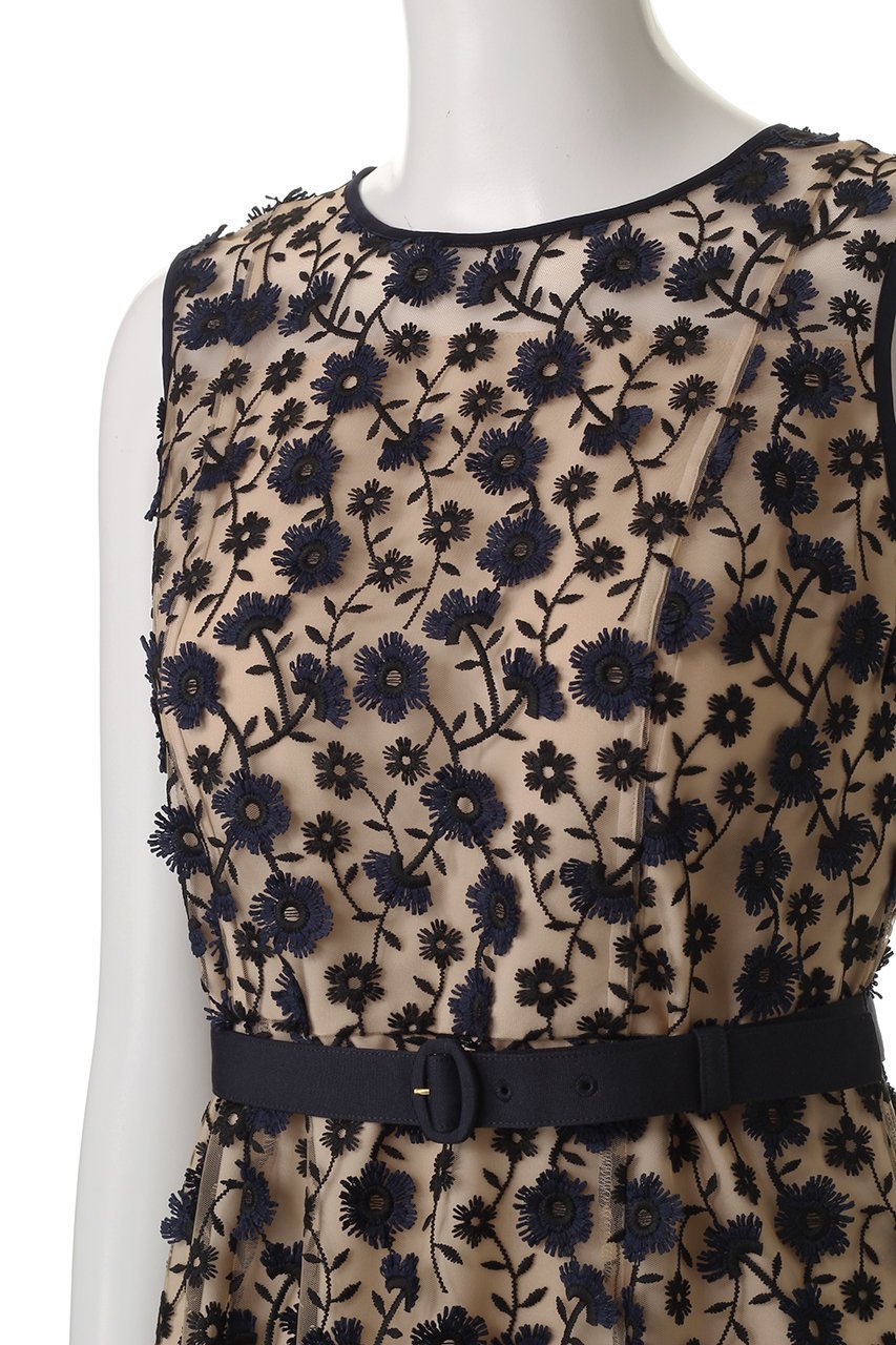 【アナイ/ANAYI】のフリンジフラワーチュールワンピース 人気、トレンドファッション・服の通販 founy(ファニー) 　ファッション　Fashion　レディースファッション　Fashion for Women　ワンピース　Dresses　チュニック　Tunic Tops & Dresses　エレガント 上品　Elegant　チュニック　Tunic, Long Top　チュール　Tulip, Tulip Motif　ノースリーブ　Sleeveless, No-Sleeve　フラワー　Flower, Floral　フリンジ　Fringe, Tassel　フレアースカート　Flared Skirt, A-Line Skirt　ロング　Long, Long-Length　other-5|ID: prp329100004474974 ipo3291000000032861270