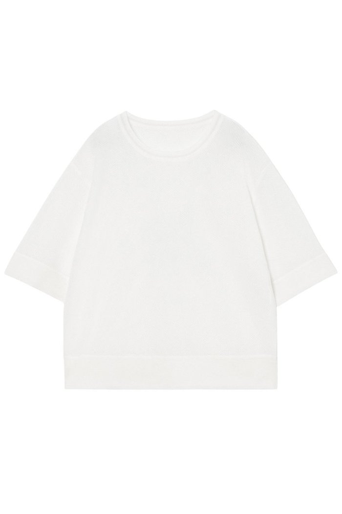 【アナイ/ANAYI】のラッセルメッシュプルオーバー インテリア・キッズ・メンズ・レディースファッション・服の通販 founy(ファニー) https://founy.com/ ファッション Fashion レディースファッション Fashion for Women トップス・カットソー Cut & Sew Tops シャツ・ブラウス・オフィスカジュアル Elegant Blouses & Button-Ups ロングTシャツ・Tシャツ Longline T-Shirts & Tees カジュアルプルオーバー・ニットトップス Pullovers & Knit Tops / Casual Pullovers カットソー・ベーシックTシャツ Cut-and-Sewn Tops / Stretch Tees & Basics アクリル Acrylic Material ショート Short, Short Length シンプル Simple, Minimal スリーブ Sleeve, Long Sleeve / Short Sleeve トレンド Trend, Trending Now バランス Balance, Style Balance ベーシック Basic, Essential メッシュ Mesh, Net Fabric ラッセル Raschel, Raschel Lace 夏 Summer |ID: prp329100004474975 ipo3291000000035053401