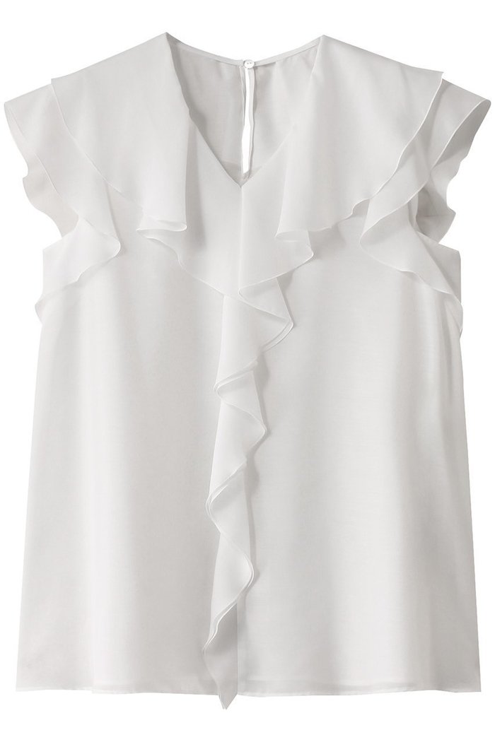 【アナイ/ANAYI】のスパンローンラッフルブラウス インテリア・キッズ・メンズ・レディースファッション・服の通販 founy(ファニー) https://founy.com/ ファッション Fashion レディースファッション Fashion for Women トップス・カットソー Cut & Sew Tops シャツ・ブラウス・オフィスカジュアル Elegant Blouses & Button-Ups ショート Short, Short Length スリーブ Sleeve, Long Sleeve / Short Sleeve フェミニン Feminine, Girly ラッフル Ruffle, Frill 夏 Summer 春 Spring S/S・春夏 SS, Spring/Summer, Warm Season |ID: prp329100004474978 ipo3291000000036395789